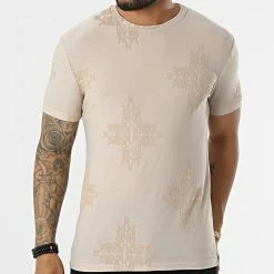 Offres 🧨 Tee 👚 Shirt Y5303 Beige de Frilivin 🔥 -Promos Frilivin Magasin frilivin 322636 Y5303 BEIGE 20220614T144603 03