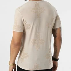 Offres 🧨 Tee 👚 Shirt Y5303 Beige de Frilivin 🔥 -Promos Frilivin Magasin frilivin 322636 Y5303 BEIGE 20220614T144604 04