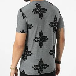 Sortie 😀 Tee 👕 Shirt Y5303 Gris Anthracite de Frilivin 🎁 -Promos Frilivin Magasin frilivin 322638 Y5303 GREY 20220614T144807 04