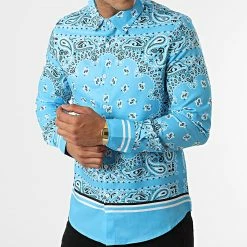 Coupon 😍 Chemise Manches Longues Bandana BM1621 Bleu de Frilivin 🥰 8 Coupon 😍 Chemise Manches Longues Bandana BM1621 Bleu de Frilivin 🥰 -Promos Frilivin Magasin frilivin 322747 BM1621 14 20220610T151506 03