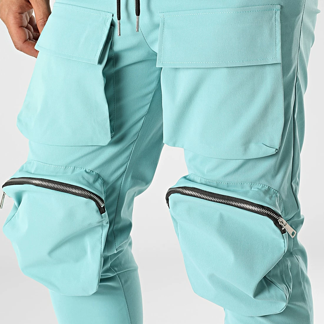 Meilleure vente 😉 Pantalon Cargo 60065 Bleu Clair de Frilivin 😍 4 Meilleure vente 😉 Pantalon Cargo 60065 Bleu Clair de Frilivin 😍 – Image 2