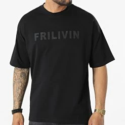 Promo ✔️ Tee 👚 Shirt 5726 Noir de Frilivin 🤩