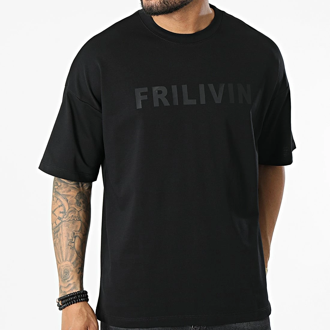 Promo ✔️ Tee 👚 Shirt 5726 Noir de Frilivin 🤩 5 Promo ✔️ Tee 👚 Shirt 5726 Noir de Frilivin 🤩 – Image 3