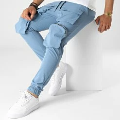 Tout neuf 😀 Pantalon Cargo 60065 Bleu de Frilivin ❤️ -Promos Frilivin Magasin frilivin 322767 60065 BLUE JEAN 20220610T143525 03