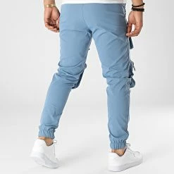 Tout neuf 😀 Pantalon Cargo 60065 Bleu de Frilivin ❤️ -Promos Frilivin Magasin frilivin 322767 60065 BLUE JEAN 20220610T143527 04