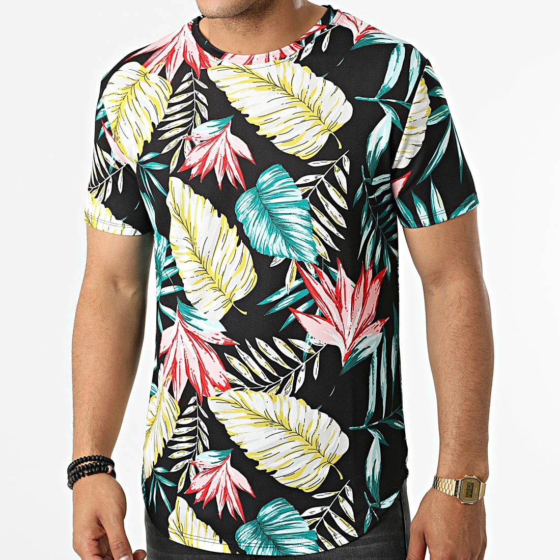 Tout neuf 👍 Tee 👚 Shirt Oversize Floral 16001 Noir de Frilivin 👏 3 Tout neuf 👍 Tee 👚 Shirt Oversize Floral 16001 Noir de Frilivin 👏