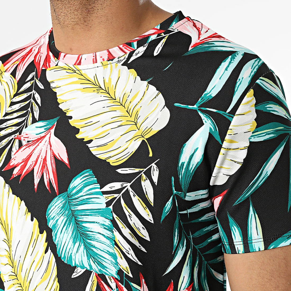 Tout neuf 👍 Tee 👚 Shirt Oversize Floral 16001 Noir de Frilivin 👏 4 Tout neuf 👍 Tee 👚 Shirt Oversize Floral 16001 Noir de Frilivin 👏 – Image 2