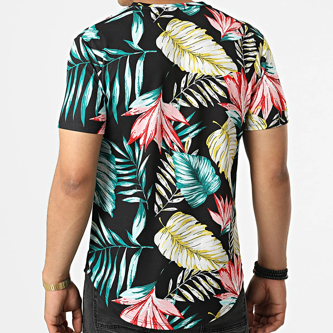 Tout neuf 👍 Tee 👚 Shirt Oversize Floral 16001 Noir de Frilivin 👏 6 Tout neuf 👍 Tee 👚 Shirt Oversize Floral 16001 Noir de Frilivin 👏 – Image 4