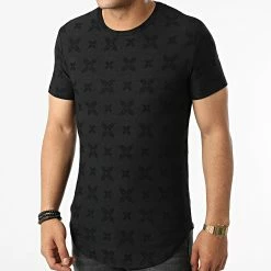 De gros 👍 Tee 👚 Shirt Oversize C5850 Noir de Frilivin ⭐