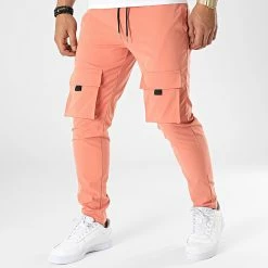 Promo 😉 Pantalon Cargo 60066 Orange de Frilivin ⌛