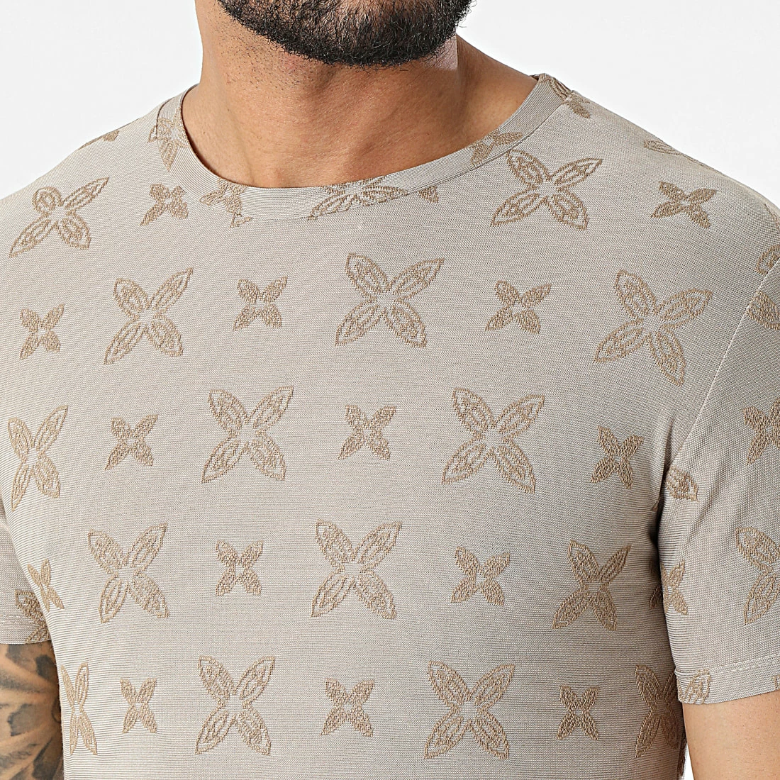 Meilleur prix ⌛ Tee 👚 Shirt Oversize C5850 Beige de Frilivin ⭐ 4 Meilleur prix ⌛ Tee 👚 Shirt Oversize C5850 Beige de Frilivin ⭐ – Image 2