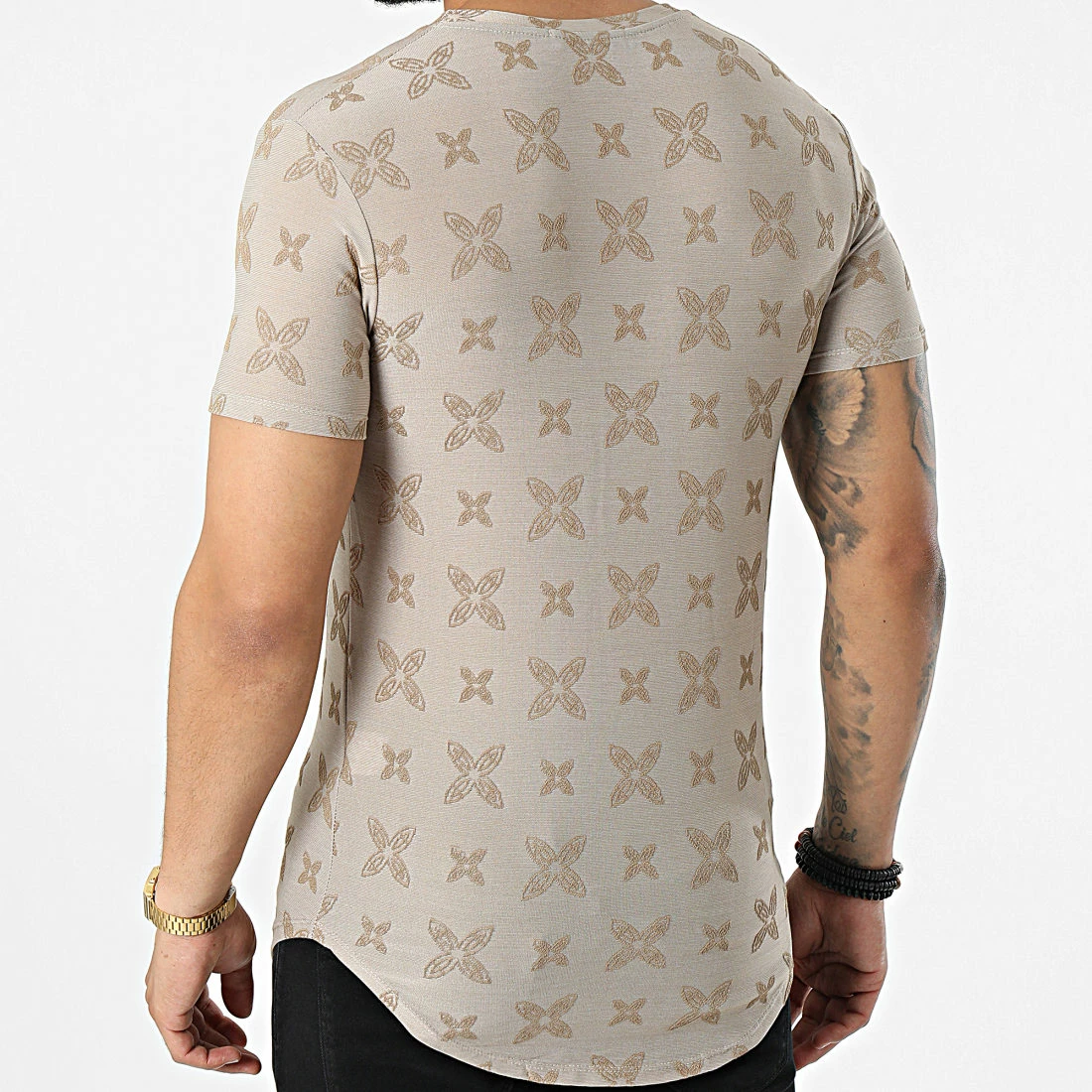 Meilleur prix ⌛ Tee 👚 Shirt Oversize C5850 Beige de Frilivin ⭐ 6 Meilleur prix ⌛ Tee 👚 Shirt Oversize C5850 Beige de Frilivin ⭐ – Image 4