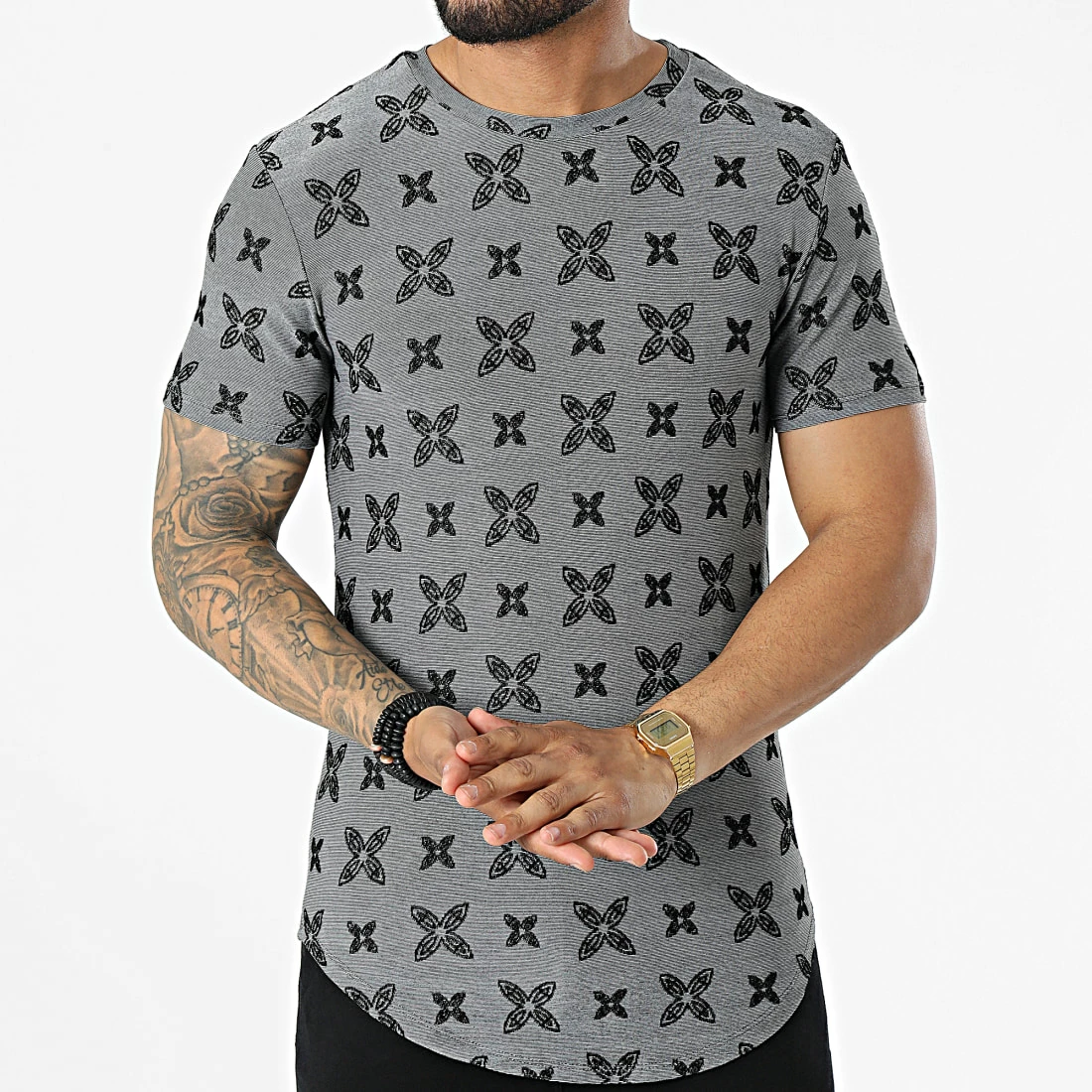 Meilleur prix 🥰 Tee 👚 Shirt Oversize C5850 Gris Anthracite de Frilivin 😍 5 Meilleur prix 🥰 Tee 👚 Shirt Oversize C5850 Gris Anthracite de Frilivin 😍 – Image 3