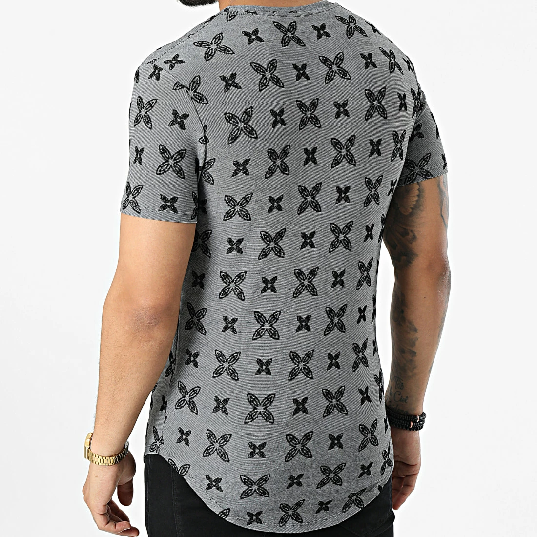 Meilleur prix 🥰 Tee 👚 Shirt Oversize C5850 Gris Anthracite de Frilivin 😍 6 Meilleur prix 🥰 Tee 👚 Shirt Oversize C5850 Gris Anthracite de Frilivin 😍 – Image 4