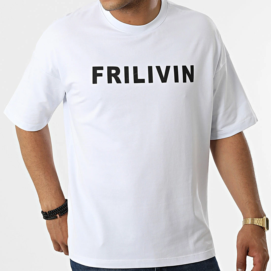 Top 10 🤩 Tee 👚 Shirt Oversize 5726 Blanc de Frilivin 🔔 5 Top 10 🤩 Tee 👚 Shirt Oversize 5726 Blanc de Frilivin 🔔 – Image 3