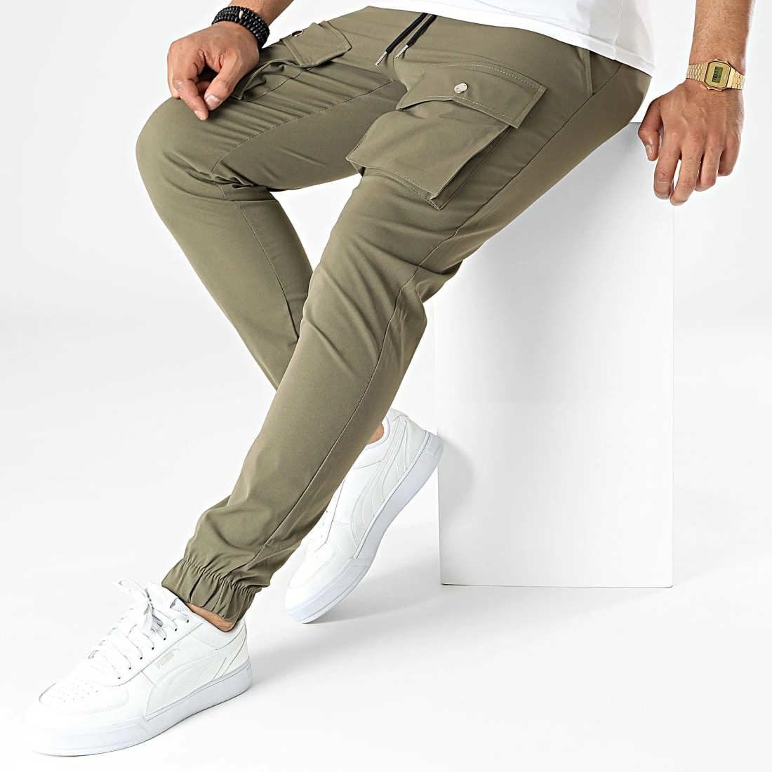 Coupon ❤️ Pantalon Cargo 60061 Vert Kaki de Frilivin ⭐ 5 Coupon ❤️ Pantalon Cargo 60061 Vert Kaki de Frilivin ⭐ – Image 3