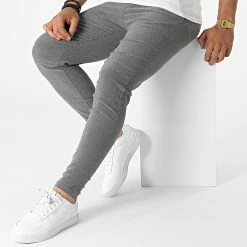 De gros ⭐ Pantalon Chino 10103 Noir Chiné de Frilivin 😉 -Promos Frilivin Magasin frilivin 322840 10103 1 20220610T160700 03