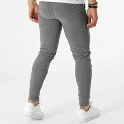 De gros ⭐ Pantalon Chino 10103 Noir Chiné de Frilivin 😉 -Promos Frilivin Magasin frilivin 322840 10103 1 20220610T160702 04