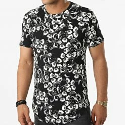 Offres 👏 Tee 👚 Shirt Oversize C5853 Noir de Frilivin 👏