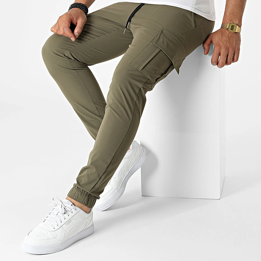 Offres ⭐ Pantalon Cargo 60053 Vert Kaki de Frilivin 🎁 5 Offres ⭐ Pantalon Cargo 60053 Vert Kaki de Frilivin 🎁 – Image 3