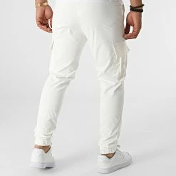 Offres ✨ Pantalon Cargo 60053 Blanc de Frilivin ⭐ -Promos Frilivin Magasin frilivin 322911 60053 WHITE 20220610T160752 04