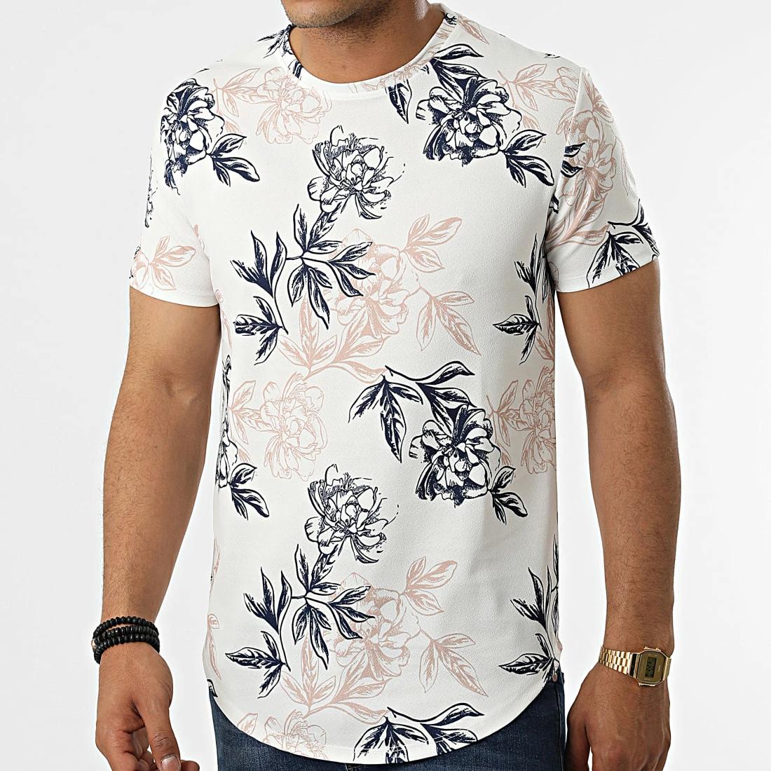 Meilleur prix 💯 Tee 👕 Shirt Oversize Floral 15990 Blanc de Frilivin ✔️ 5 Meilleur prix 💯 Tee 👕 Shirt Oversize Floral 15990 Blanc de Frilivin ✔️ – Image 3