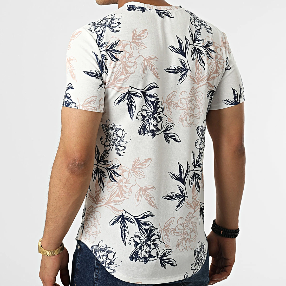 Meilleur prix 💯 Tee 👕 Shirt Oversize Floral 15990 Blanc de Frilivin ✔️ 6 Meilleur prix 💯 Tee 👕 Shirt Oversize Floral 15990 Blanc de Frilivin ✔️ – Image 4