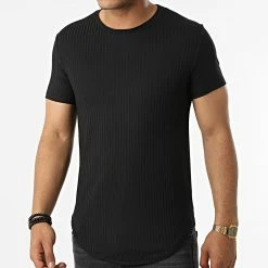 Meilleure affaire ⭐ Tee 👚 Shirt Oversize C5863 Noir de Frilivin 🥰