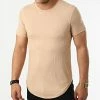Grosses soldes 😀 Tee 👕 Shirt Oversize C5863 Beige de Frilivin 👏 -Promos Frilivin Magasin frilivin 322950 C5863 BEIGE 20220610T161114 01
