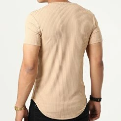 Grosses soldes 😀 Tee 👕 Shirt Oversize C5863 Beige de Frilivin 👏 -Promos Frilivin Magasin frilivin 322950 C5863 BEIGE 20220610T161119 04