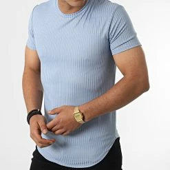 Acheter 💯 Tee 👚 Shirt Oversize C5863 Bleu Clair de Frilivin ⭐ -Promos Frilivin Magasin frilivin 322951 C5863 LT BLUE 20220614T150437 03