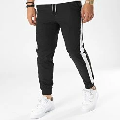 Top 10 ⌛ Pantalon Jogging A Bandes P3210 Noir de Frilivin ✔️