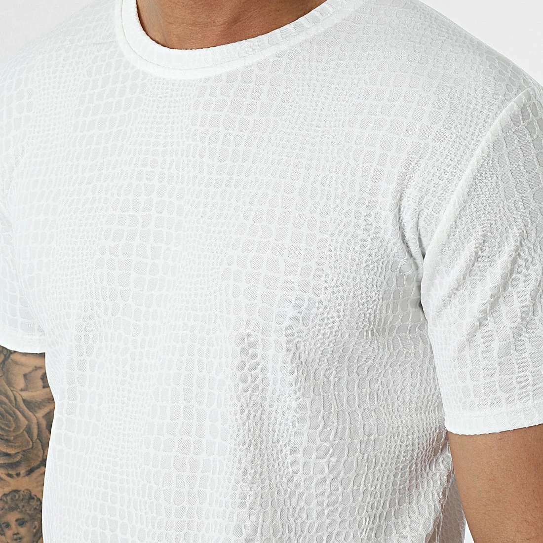 Vente flash 🔔 Tee 👚 Shirt 15826 Blanc de Frilivin 🎉 4 Vente flash 🔔 Tee 👚 Shirt 15826 Blanc de Frilivin 🎉 – Image 2