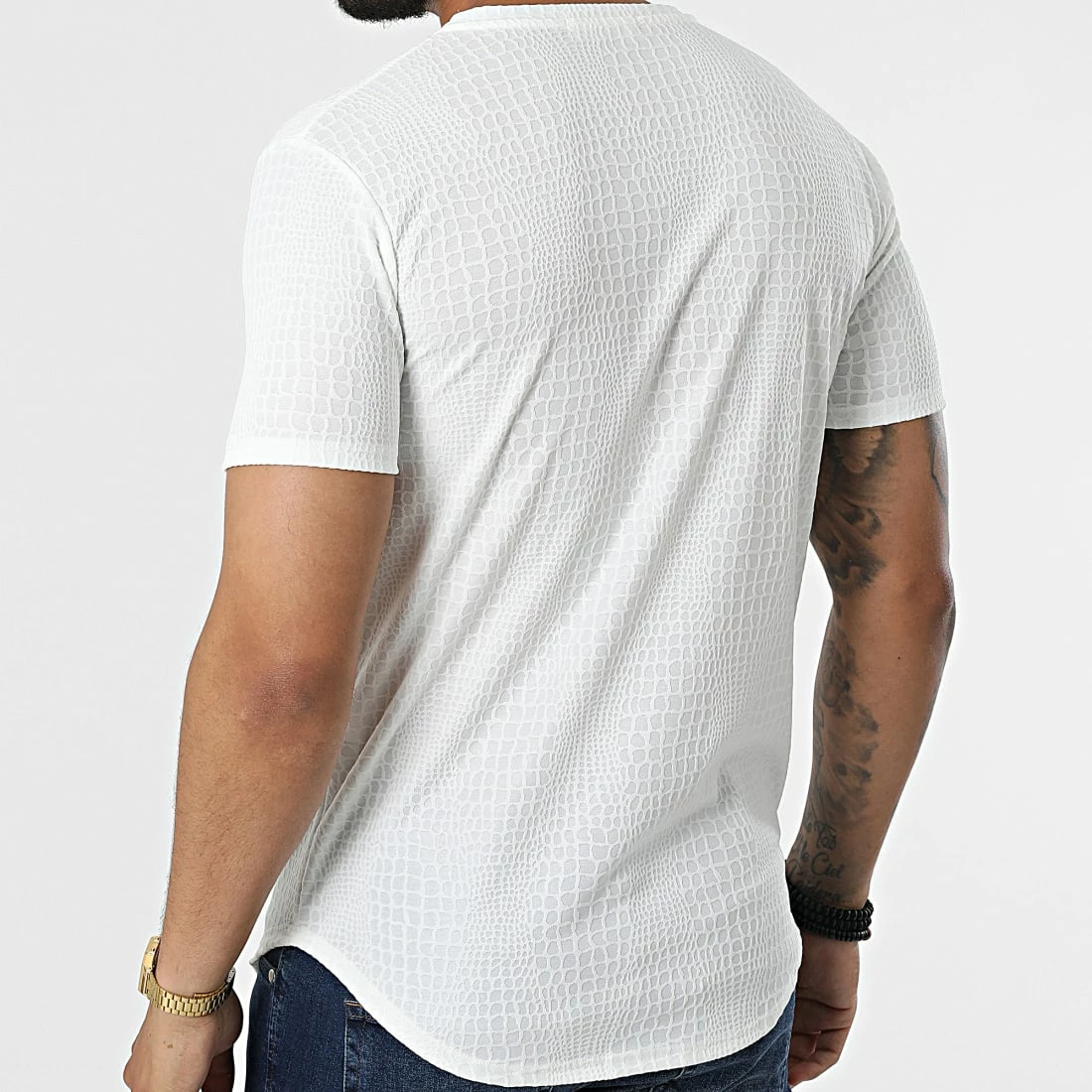 Vente flash 🔔 Tee 👚 Shirt 15826 Blanc de Frilivin 🎉 6 Vente flash 🔔 Tee 👚 Shirt 15826 Blanc de Frilivin 🎉 – Image 4