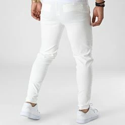Acheter 👏 Pantalon Chino 10015 Blanc de Frilivin ⭐ -Promos Frilivin Magasin frilivin 324767 10015 WHITE 20220627T154400 04