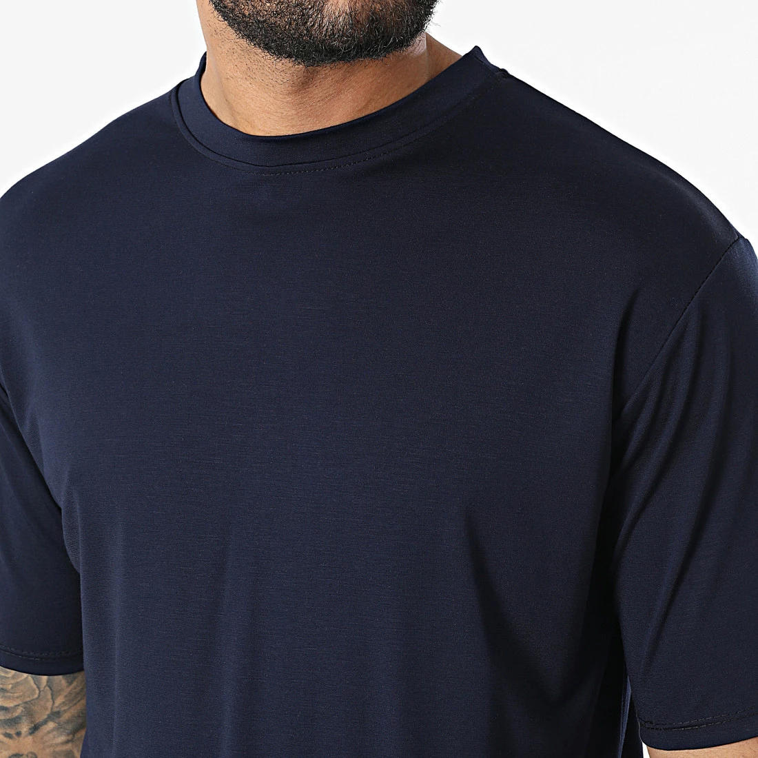 Vente flash 😀 Ensemble Tee 👕 Shirt Et Short Jogging FL015 Bleu Marine de Frilivin 🧨 4 Vente flash 😀 Ensemble Tee 👕 Shirt Et Short Jogging FL015 Bleu Marine de Frilivin 🧨 – Image 2