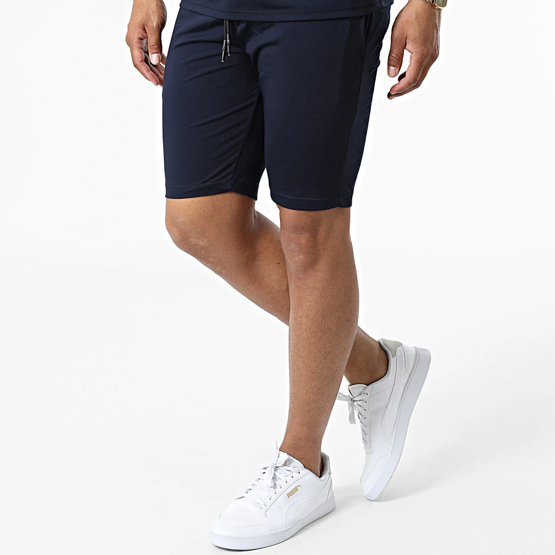 Vente flash 😀 Ensemble Tee 👕 Shirt Et Short Jogging FL015 Bleu Marine de Frilivin 🧨 6 Vente flash 😀 Ensemble Tee 👕 Shirt Et Short Jogging FL015 Bleu Marine de Frilivin 🧨 – Image 4