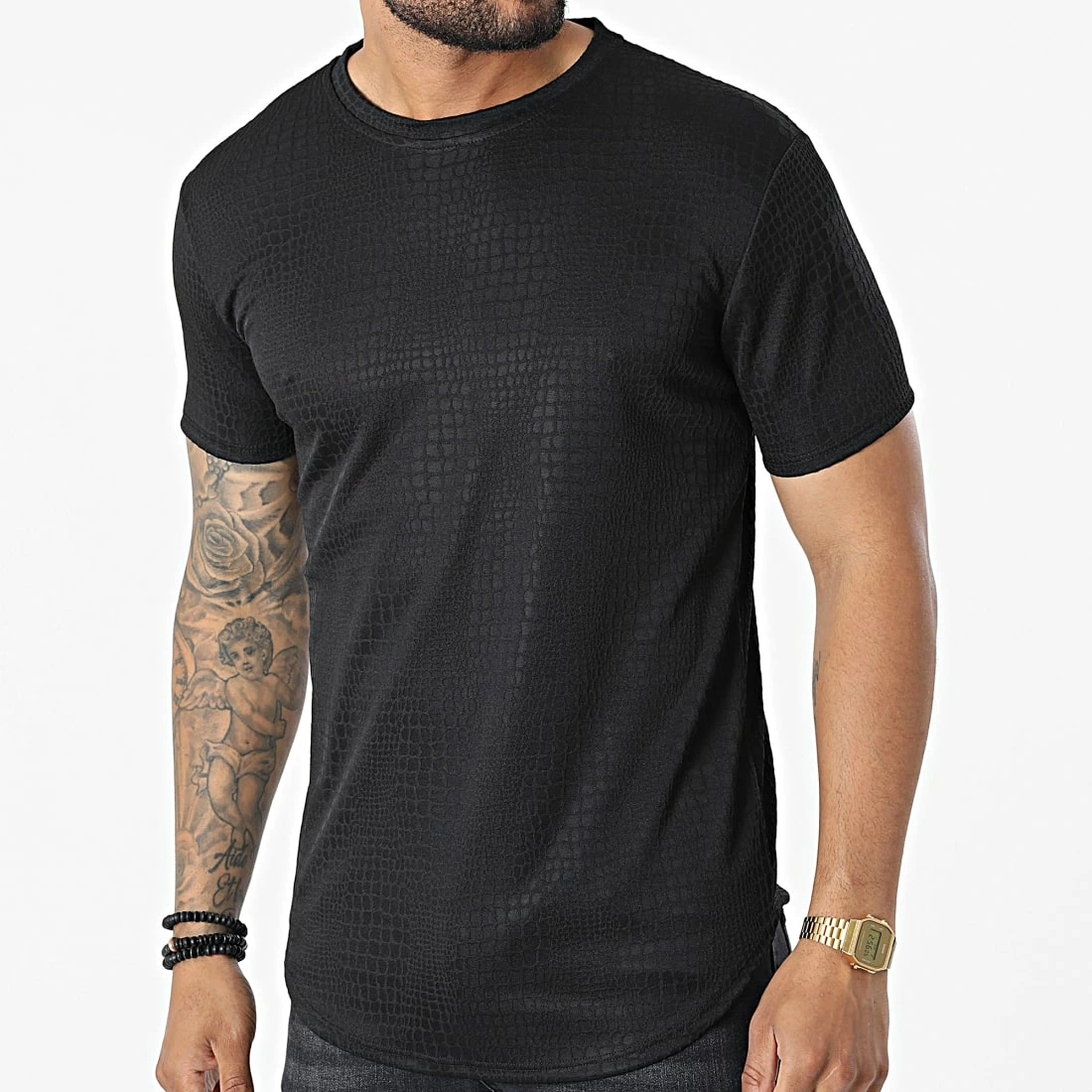 Bon marché ⌛ Tee 👕 Shirt 15826 Noir de Frilivin 👏 3 Bon marché ⌛ Tee 👕 Shirt 15826 Noir de Frilivin 👏