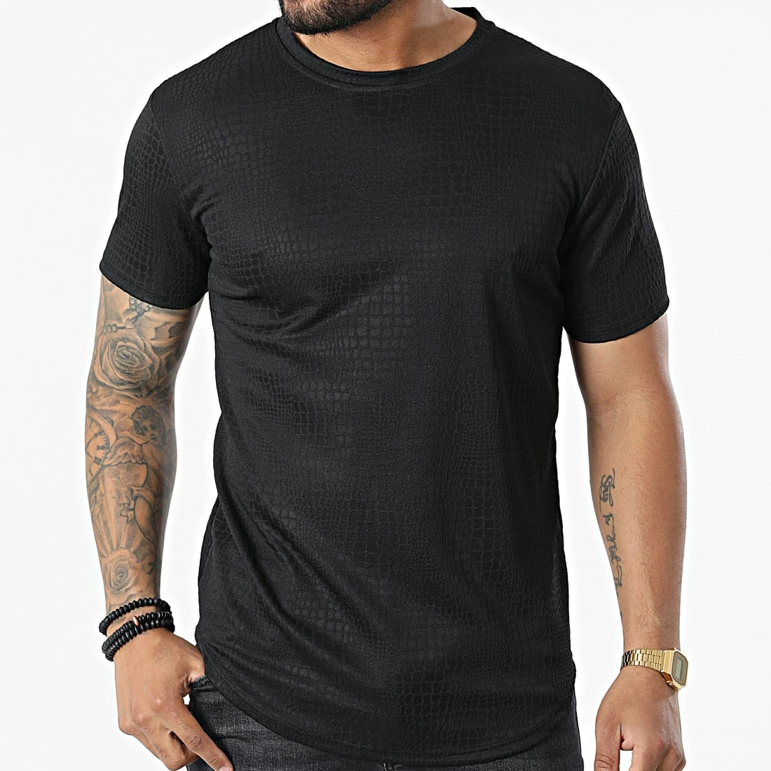 Bon marché ⌛ Tee 👕 Shirt 15826 Noir de Frilivin 👏 5 Bon marché ⌛ Tee 👕 Shirt 15826 Noir de Frilivin 👏 – Image 3