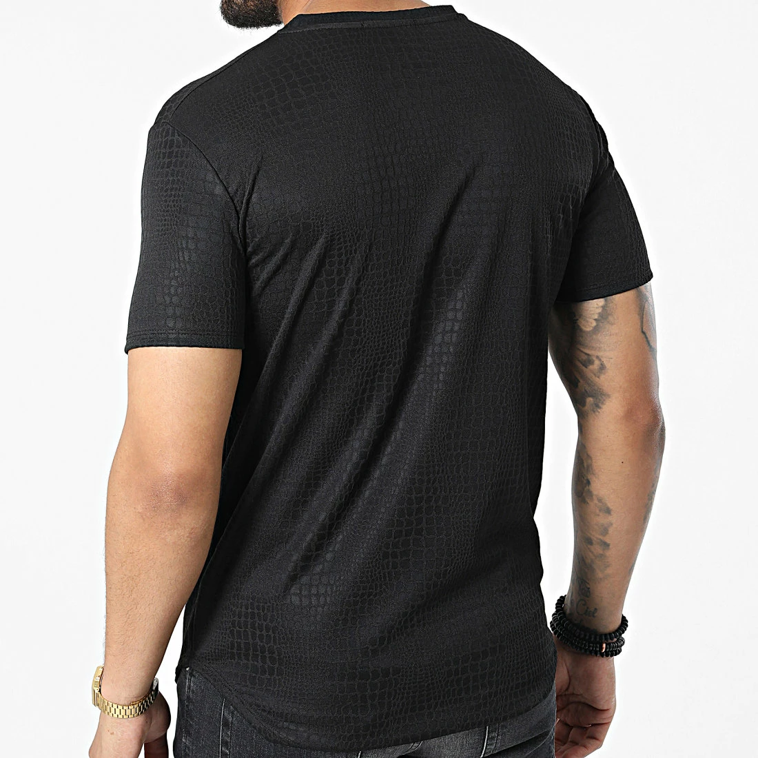 Bon marché ⌛ Tee 👕 Shirt 15826 Noir de Frilivin 👏 6 Bon marché ⌛ Tee 👕 Shirt 15826 Noir de Frilivin 👏 – Image 4