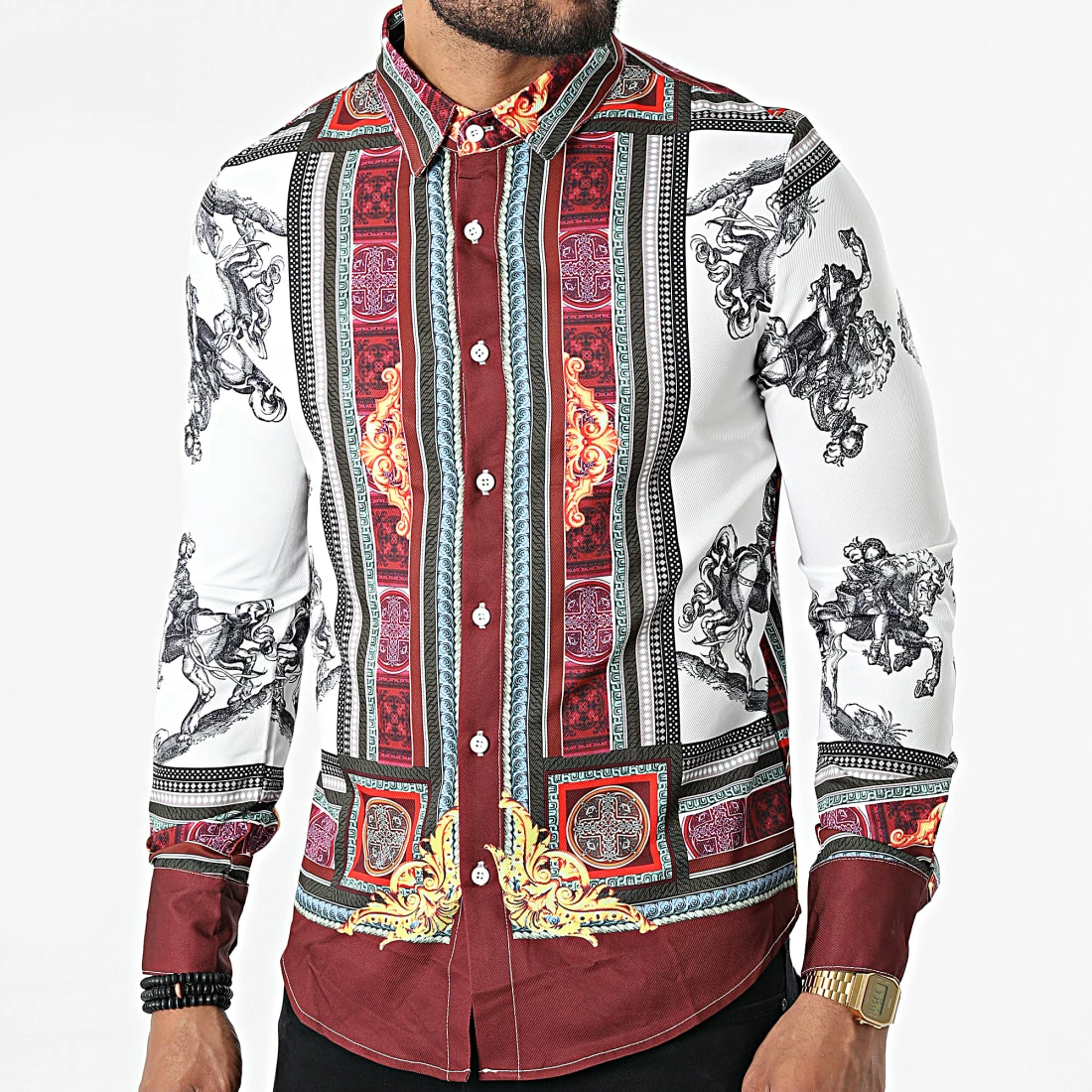 Coupon ⭐ Chemise Manches Longues BM1569 Bordeaux de Frilivin ✔️ 3 Coupon ⭐ Chemise Manches Longues BM1569 Bordeaux de Frilivin ✔️