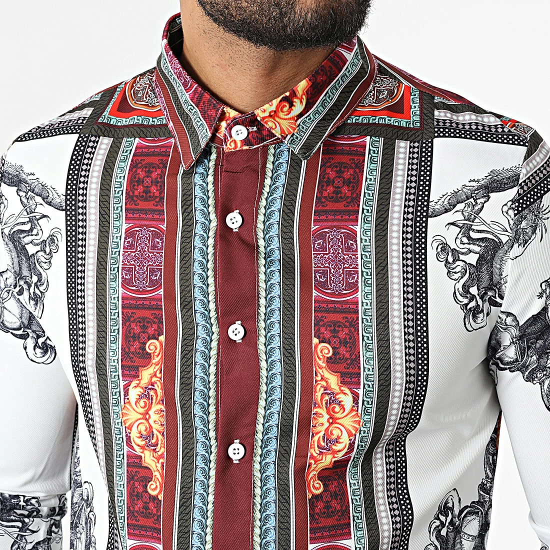 Coupon ⭐ Chemise Manches Longues BM1569 Bordeaux de Frilivin ✔️ 4 Coupon ⭐ Chemise Manches Longues BM1569 Bordeaux de Frilivin ✔️ – Image 2