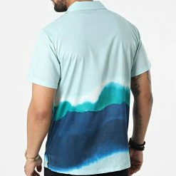 Meilleur prix 😍 Chemise Manches Courtes BM1658 Vert de Frilivin 🔔 -Promos Frilivin Magasin frilivin 324981 BM1658 2 20220624T142005 04