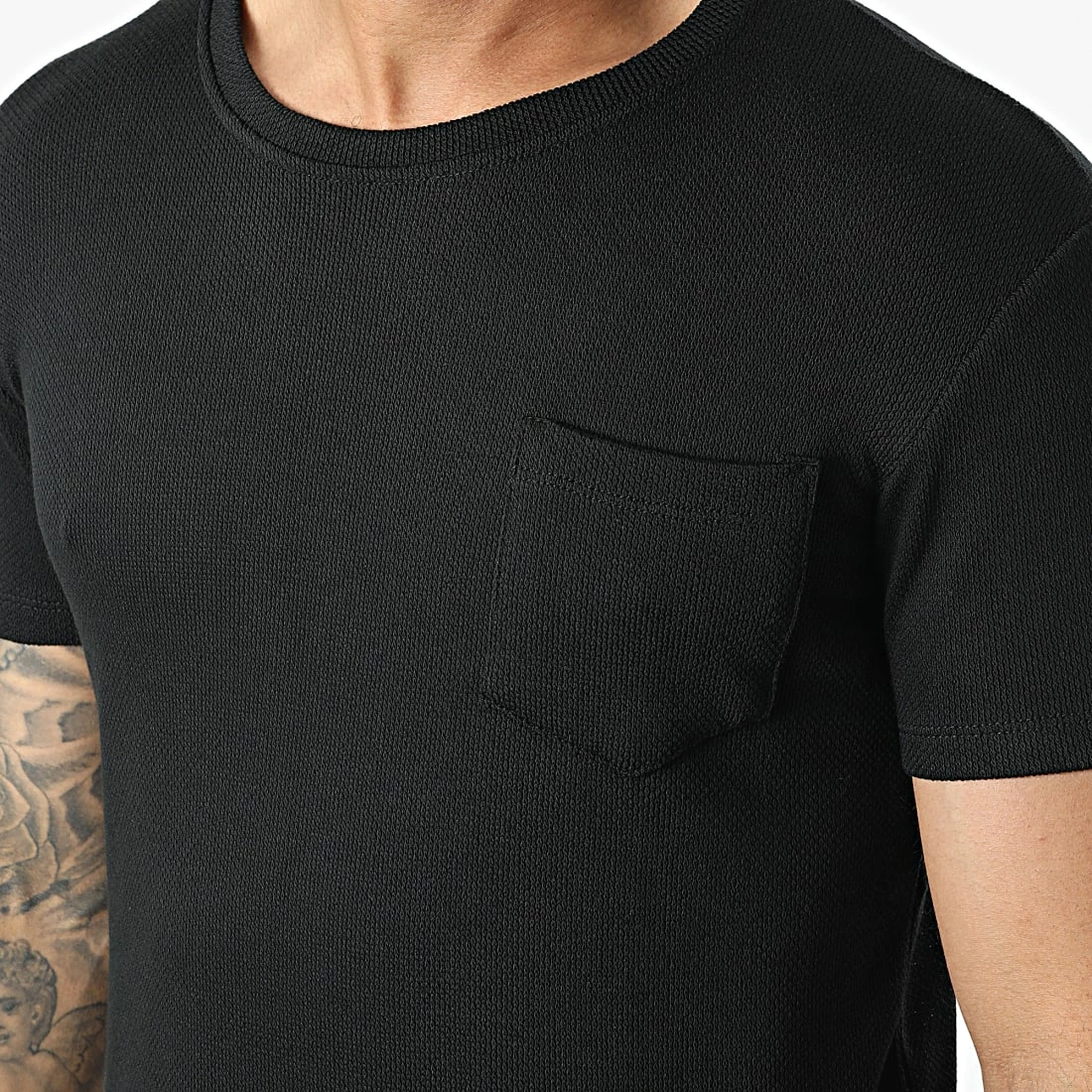 Top 10 ✔️ Tee 👚 Shirt C5128 Noir de Frilivin 🛒 4 Top 10 ✔️ Tee 👚 Shirt C5128 Noir de Frilivin 🛒 – Image 2