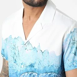 Meilleur prix 🎁 Chemise Manches Courtes Floral BM1639 Blanc Bleu Clair de Frilivin ✔️ 7 Meilleur prix 🎁 Chemise Manches Courtes Floral BM1639 Blanc Bleu Clair de Frilivin ✔️ -Promos Frilivin Magasin frilivin 325048 BM1639 15 20220624T141257 02