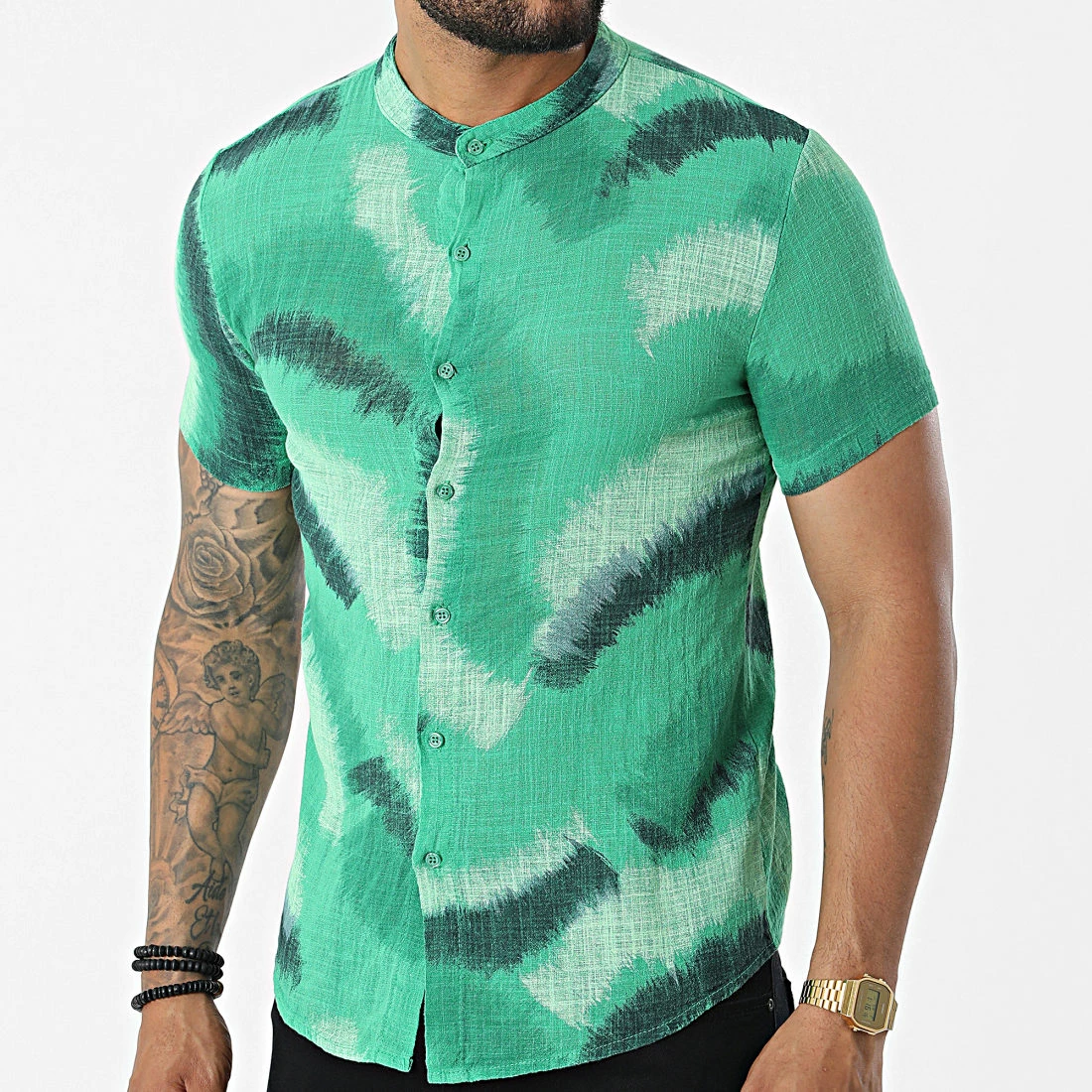 Acheter 😍 Chemise Manches Courtes 695710 Vert de Frilivin ✔️ 3 Acheter 😍 Chemise Manches Courtes 695710 Vert de Frilivin ✔️