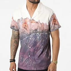 Acheter ✨ Chemise Manches Courtes BM1639 Beige de Frilivin 🌟