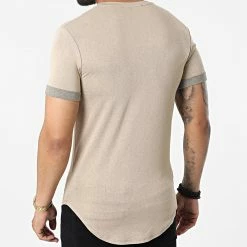 Nouveau 👍 Tee 👚 Shirt Oversize C5439 Beige de Frilivin 🎁 -Promos Frilivin Magasin frilivin 325070 C5439 CAMEL 20220624T142057 04