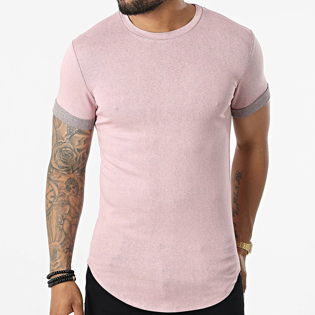 Meilleur prix 🧨 Tee 👚 Shirt Oversize C5439 Rose de Frilivin 😀 5 Meilleur prix 🧨 Tee 👚 Shirt Oversize C5439 Rose de Frilivin 😀 – Image 3