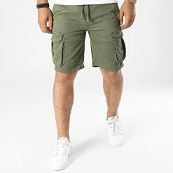 Offres 👍 Short Cargo LK6521 Vert Kaki de Frilivin ⌛ -Promos Frilivin Magasin frilivin 325103 LK6521 D 20220804T160835 03